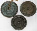 071334 CHINESE BRONZE MIRRORS ANTIQUE THREE