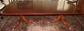 062304 BAKER MAHOGANY WFRUITWOOD INLAY DINING TABLE