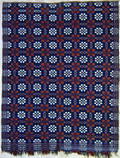 Red white and blue overshot coverlet 19th c
