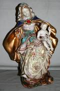 102332 A CARTEI TERRACOTTA SCULPTURE MADONNA CHILD