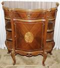 101447 FRENCH WALNUT CABINET C1930 H35 W31 D14