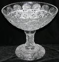 101415 CUT CRYSTAL COMPOTE H105 DIA11