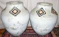092322 CALIFORNIA TERRACOTTA MOSAIC GARDEN URNS