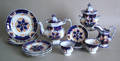 Gaudy ironstone tea service