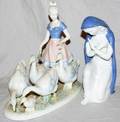 091441 GEROLD PORZELLAN PORCELAIN FIGURES MID 20TH C