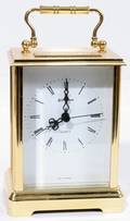 090339 BENCHMARK BRASS CLOCK 1994 H 4 12
