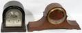 090333 MAHOGANY MANTLE CLOCK  BEEHIVE CLOCK TWO