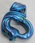 082330 LOTTON IRIDESCENT ART GLASS SCARF HOLDER