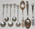 082323 STERLING  SILVER PLATE ASSORTED FLATWARE