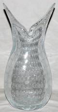 070399 A JABLONSKI BLOWN CRYSTAL VASE H 11 12