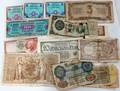 070375 EUROPEAN  ASIAN PAPER CURRENCY 17 PIECES