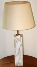 061454 MODERNIST MARBLE TABLE LAMP H 32