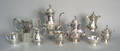 Group of silver plated tea wares