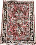 101489 DERGAZINE PERSIAN CARPET C1930 23x32