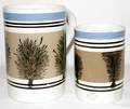 092375 SPONGEWARE MUGS QUART  PINT ANTIQUE
