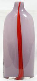 092468 MURANO GLASS VASE H 14 W 6 D 3 14