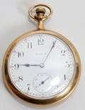 092460 ELGIN POCKET WATCH STEM WIND 10KT