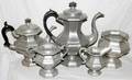 091460 LEONARD REED  BARTON PEWTER TEA  COFFEE