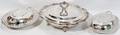 091452 AMERICAN SILVERPLATE COVERED ENTRE DISHES