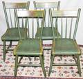 082373 AMERICAN HITCHCOCK STYLE SIDE CHAIRS 19TH C