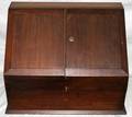 082357 ENGLISH MAHOGANY STAINED WOOD DESK COMPENDIUM