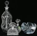 080404 WATERFORD PERFUME BOTTLES SWEDISH DECANTER