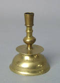 English brass taperstick 17th c