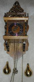 061473 LINDEN MODERN DUTCH CLOCK H 19