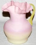 102434 PEACH BLOW STYLE GLASS PITCHER H88 DIA68