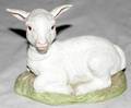 101526 BOEHM BISQUE FIGURE OF A RECUMBENT LAMB