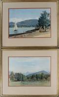 092532 FRAMED PRINTS AFTER COROT PAIR 12 X 17