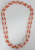 092506 PEARL AND CORAL NECKLACE L 34