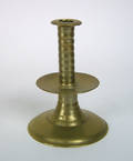 English brass candlestick 17th c