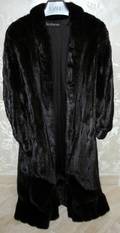 061525 BLACK DIAMOND MINK FULL LENGTH COAT L 47