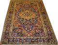 061506 PERSIAN GEOMETRIC RUG SEMI ANTIQUE 7 5