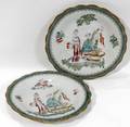 092476 ENGLISH EXPORT ORIENTAL STYLE PORCELAIN PLATES