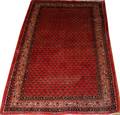081515 PERSIAN WOOL SENNEH ORIENTAL RUG ANTIQUE