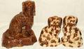 072470 BENNINGTON  ROCKINGHAM POTTERY DOGS