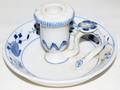 072456 MEISSEN BLUE ONION PORCELAIN CHAMBER STICK