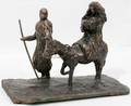 062438 BRONZE MARY  JOSEPHS FLIGHT INTO EGYPT