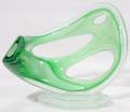 062436 NEIL DUMAN BENT PIERCED GLASS SCULPTURE 2000