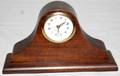 102488 MERCEDES MAHOGANY MANTEL CLOCK H48 W86