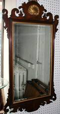 100546 EASTLAKE MAHOGANY WALL MIRROR C1900