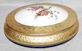 100532 SCHUMANN DRESDEN PORCELAIN COVERED OVAL BOX