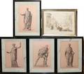 092580 LOT OF 6 REPRODUCTION PRINTS