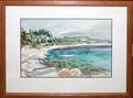 092575 HARRY GLASSGOLD WATERCOLOR GEORGIAN BAY