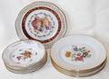 091584 BAVARIAN  WEST GERMAN PORCELAIN PLATES