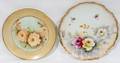 091581 HANDPAINTED PORCELAIN PLATES DIA 9  10