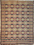 Pennsylvania jacquard coverlet