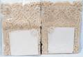 081556 ECRU LACE PLACEMATS EIGHT  NAPKINS EIGHT